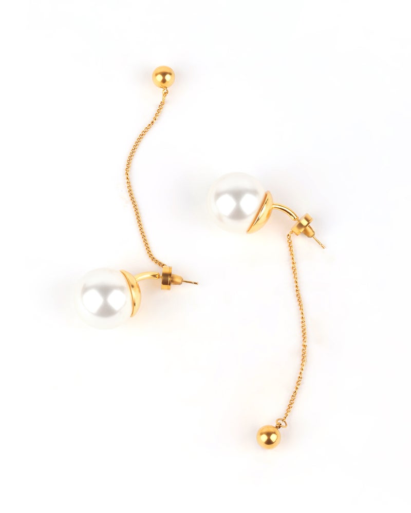 TAAHIRA Polly Pearl Earrings - Image 1